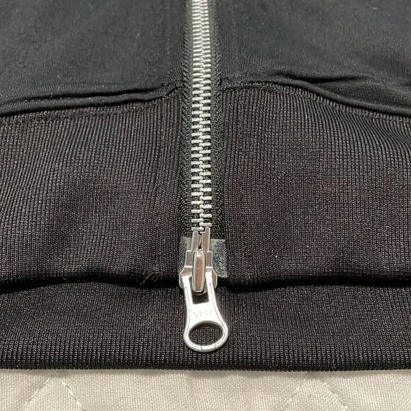 Nike full zip polyester jacket mens large black - Picture 5 of 8